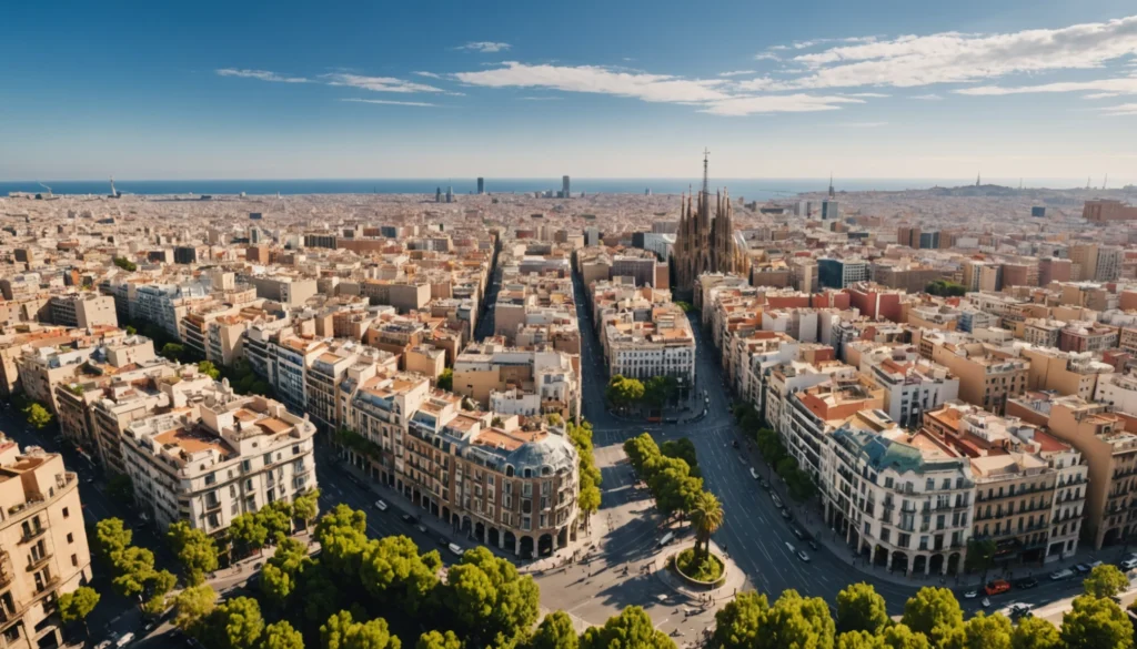 barcelone vu de haut