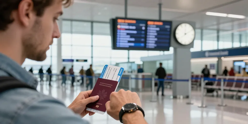 combien de temps être a l'aeroport avant un vol