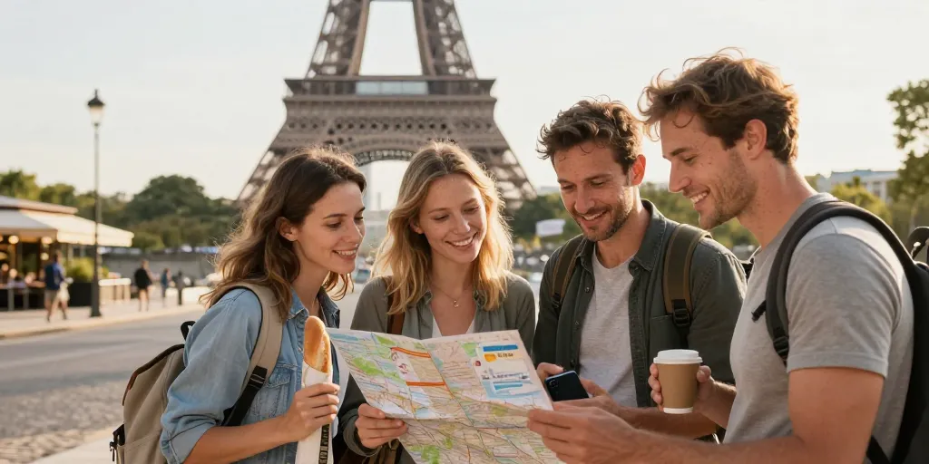 itinéraire visite paris